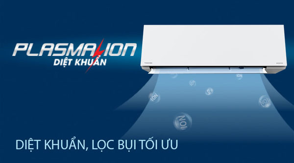 Máy lạnh Toshiba Inverter 2.5 HP RAS-H24E2KCVG-V - Công nghệ diệt khuẩn Plasma ion